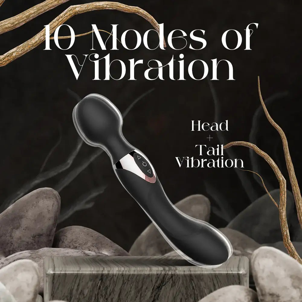 Wandella - Dual Ended Vibration Wand Vibrator - Frisky Business Adult Sex Toys Shop