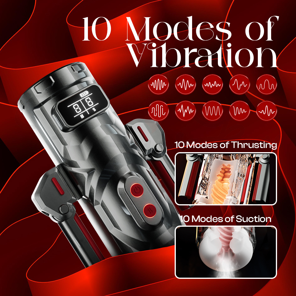 Warsoul Mech Cup - APP Control Automatic Thrusting, Suction Masturbator