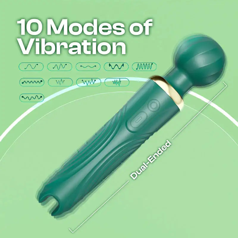 Wolfy Wild - Dual-Usage Female Wand Vibrator - Frisky Business Adult Sex Toys Shop