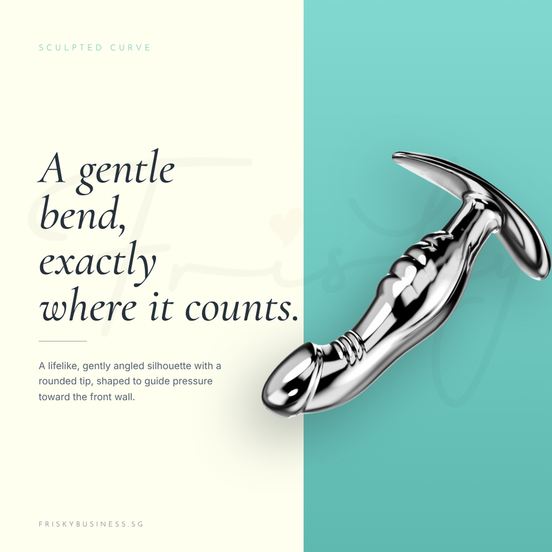 Argent Curve Crystal Plug