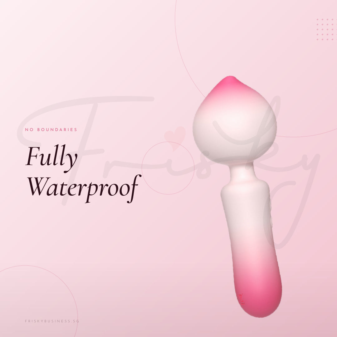 Compact tongue vibrator showcasing curved stimulation tip and discreet design