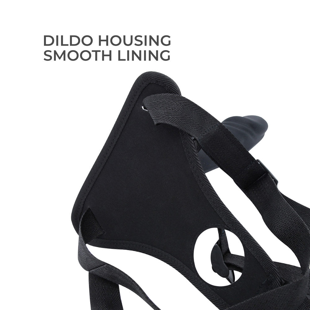 Naughty Knob Harness - Strap-On Dildo