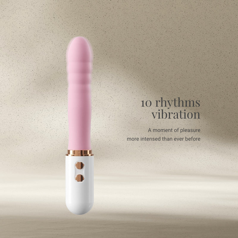 Pink Purr Thruster - Powerful Thrusting Vibrator