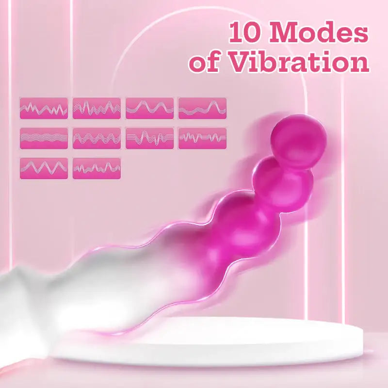 Depth Edge - Beads-Shaped Anal Masturbator with LCD Display - Frisky Business Adult Sex Toys Shop