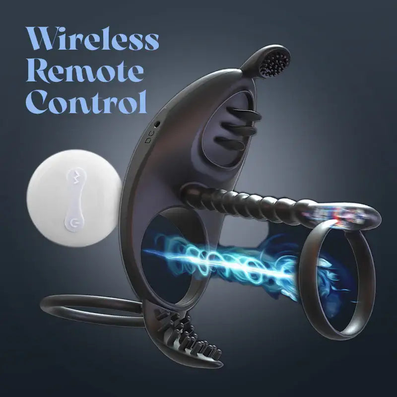 Eclipse Elite - Remote Control Vibrating Cock Ring - Frisky Business Adult Sex Toys Shop