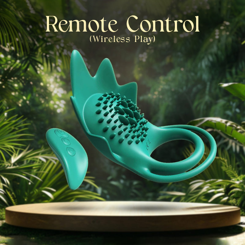 Leaf Lush Lock - Remote Control Vibrating Cock Ring