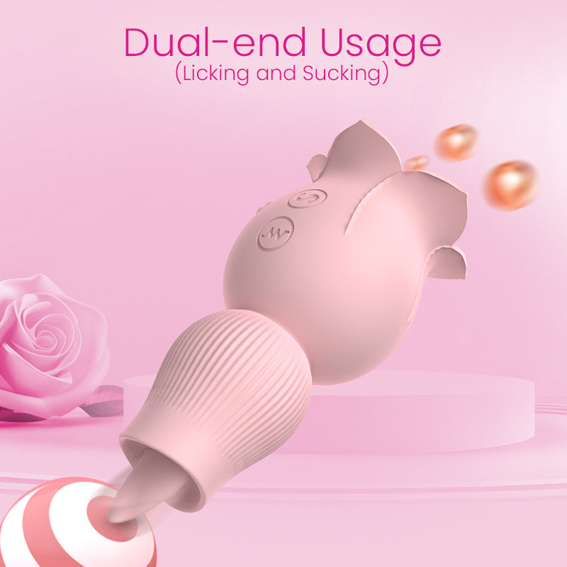 Rosette Realm - Dual-end Wand Vibrator