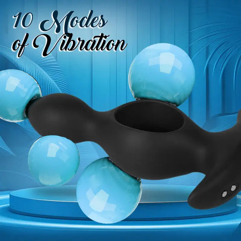 Wiggly Curve - Gourd-Shaped Vibrating Anal Plug with Remote Control - Frisky Business Adult Sex Toys Shop