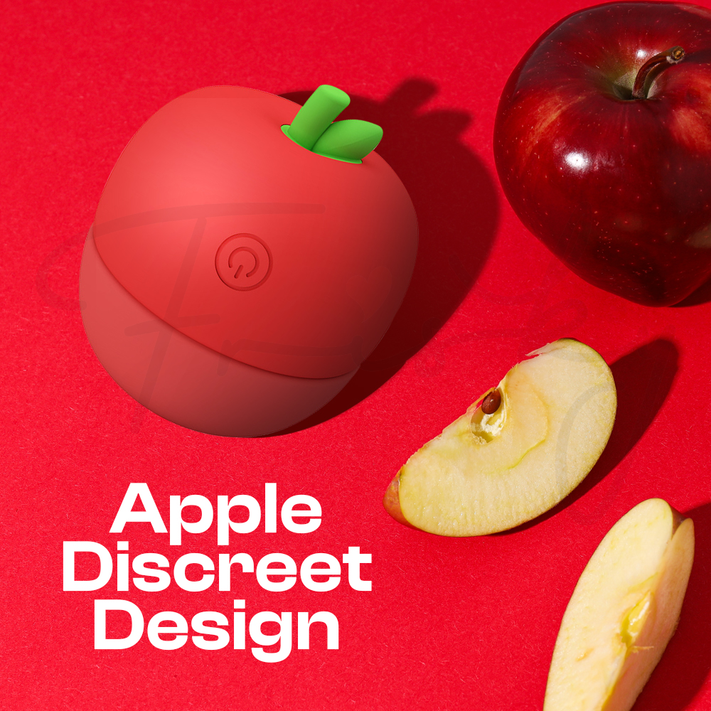 Apple Secret - Licking Clitoral Stimulator, Adult Female Flicking Vibrator Sex Toys