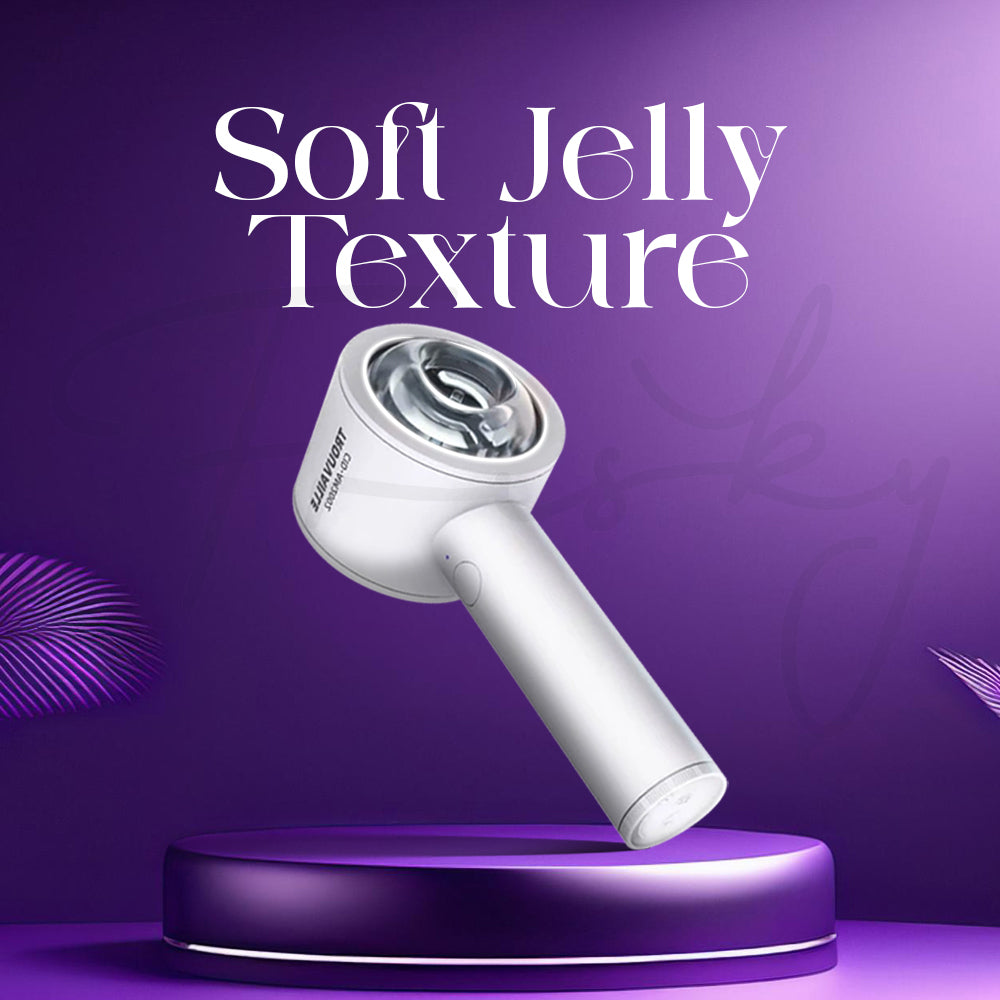 Close-up showcasing soft jelly texture of inner sleeve material