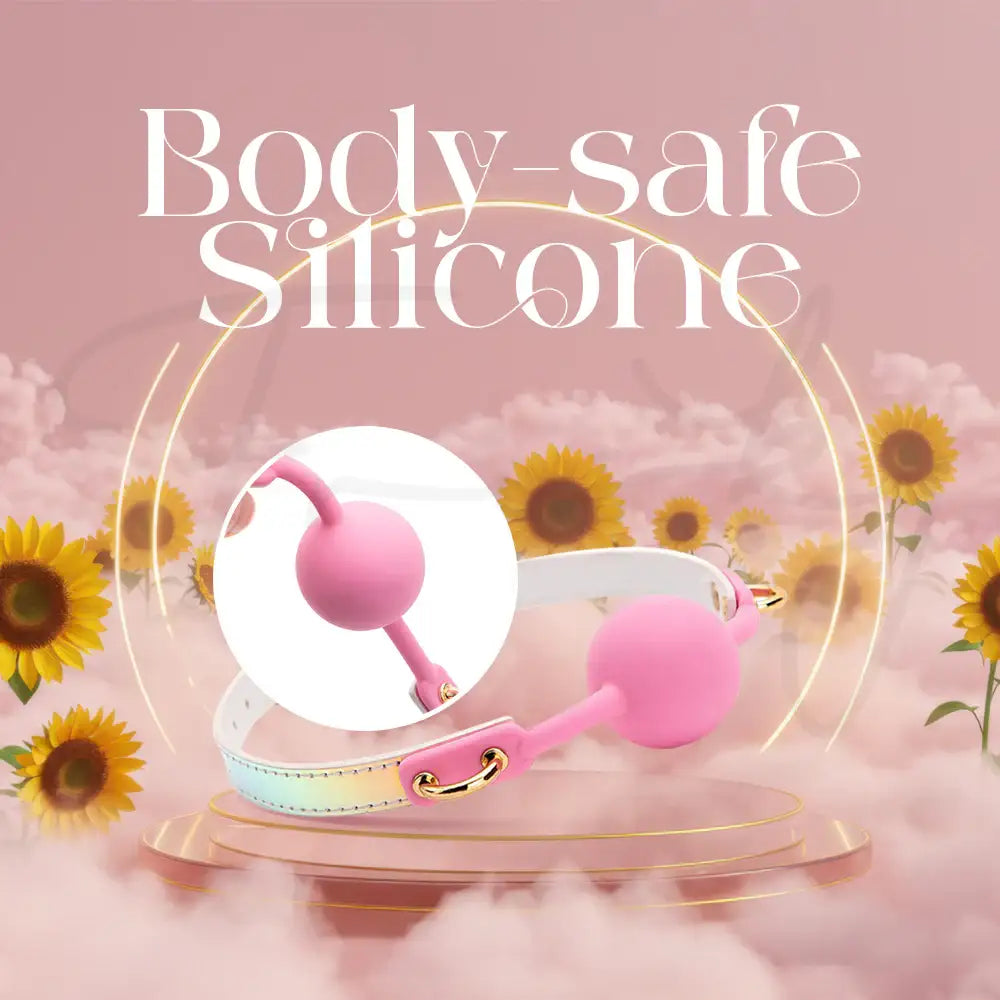 BubbleBond - BDSM Silicone Ball Mouth Gag - Frisky Business Adult Sex Toys Shop