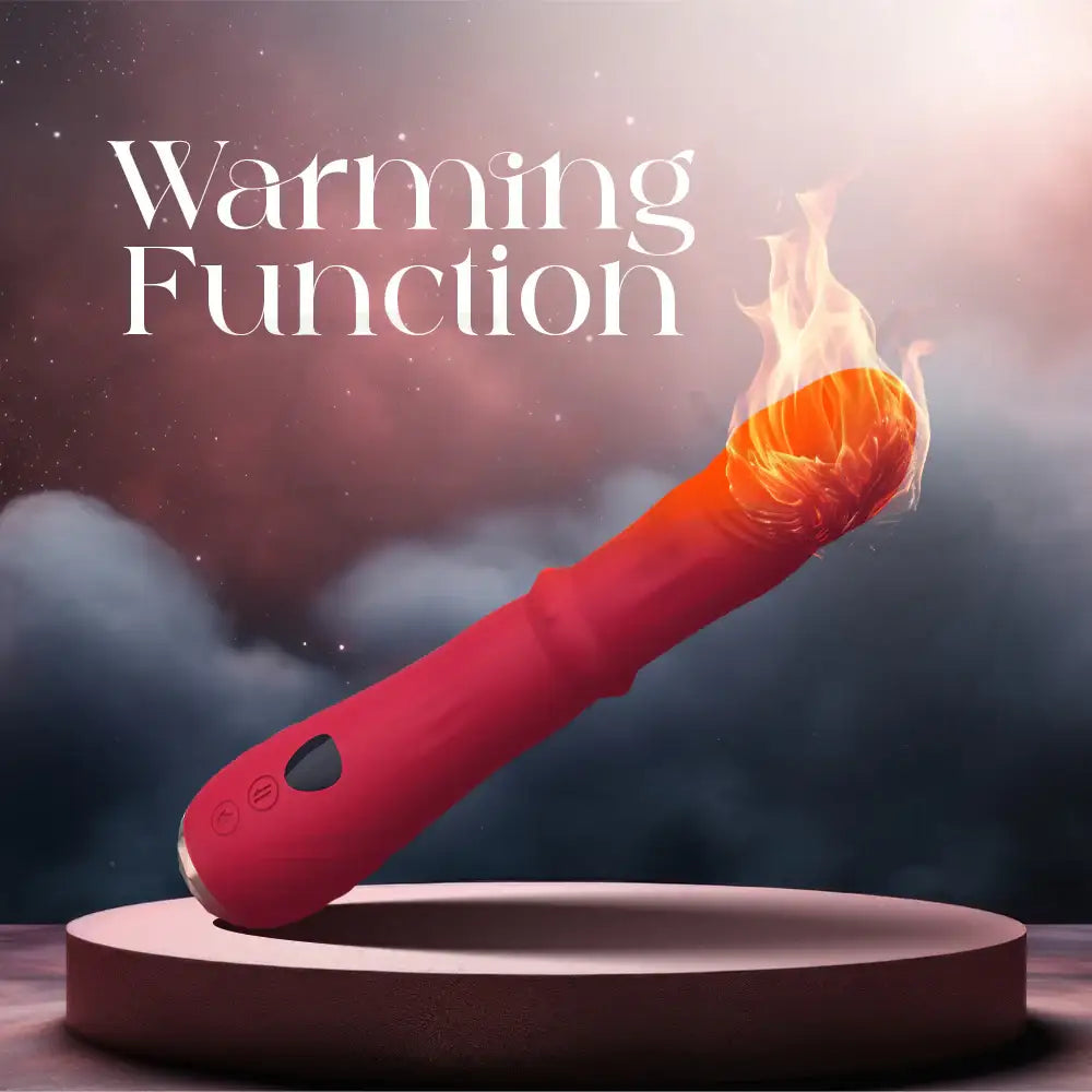CherryTorque – Wiggling + Sliding Vibrator with Speed Display - Frisky Business Adult Sex Toys Shop