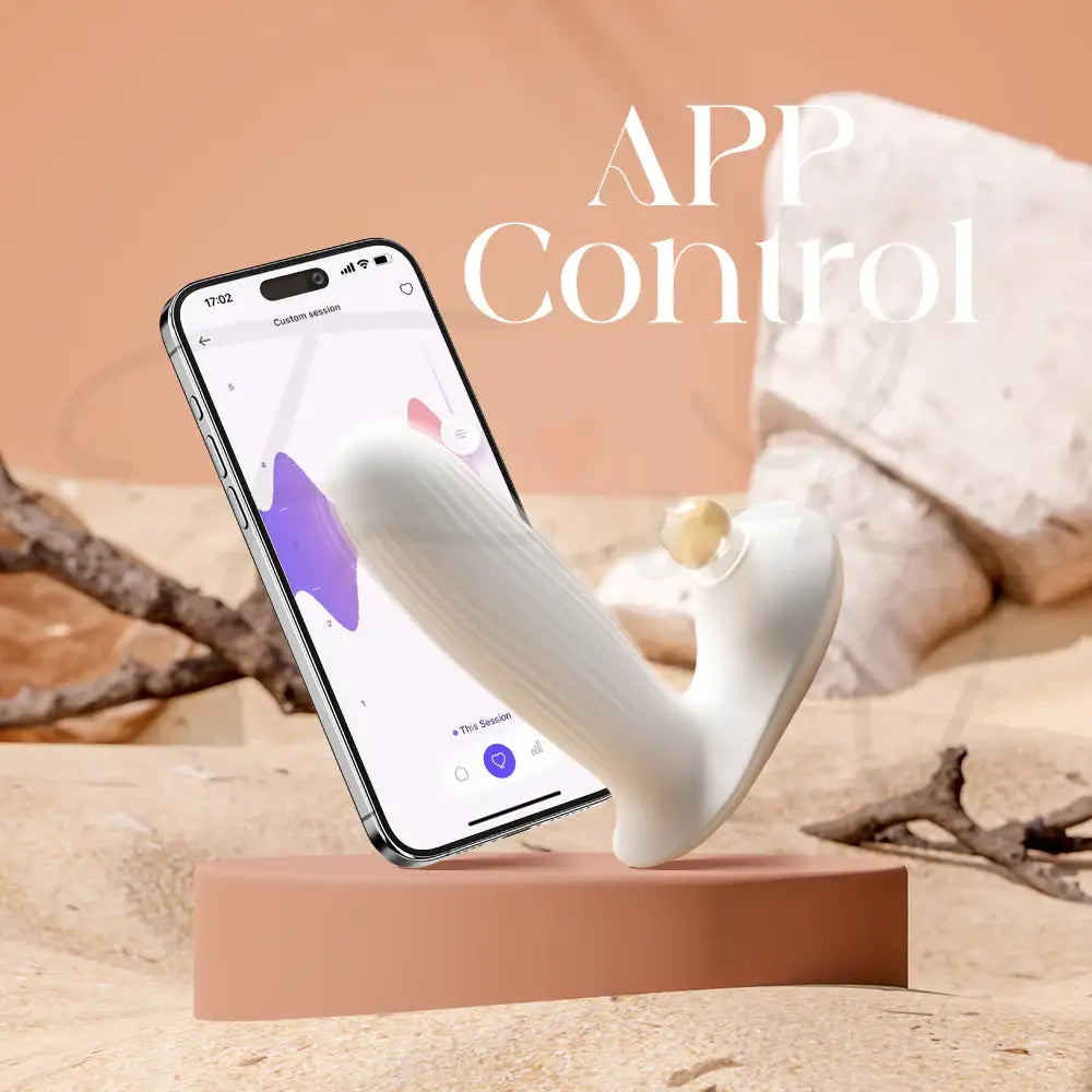 CloudKiss - APP Control Wearable Egg + Suction Vibrator - Frisky Business Adult Sex Toys Shop