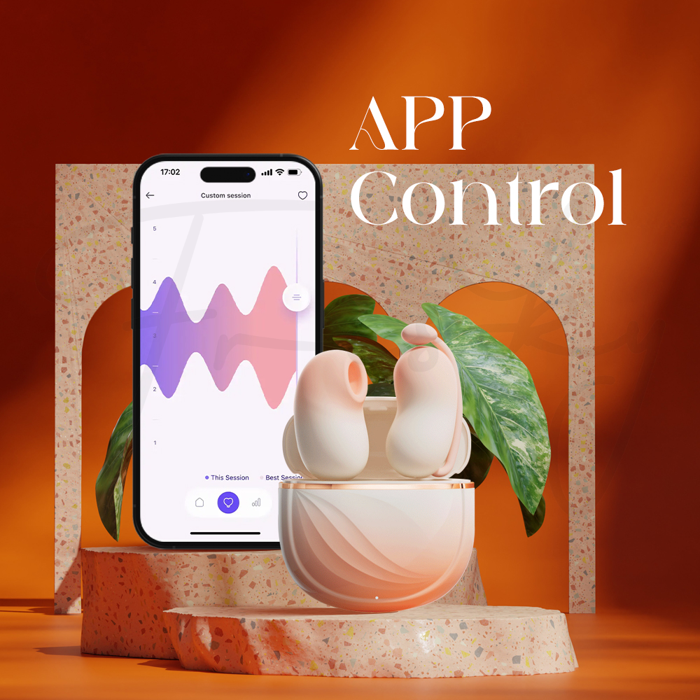 Dream Bean - APP Control 2-in-1 Egg and Suction Vibrator with Casing