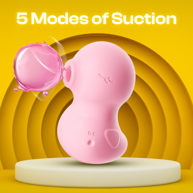 Ducky Duo - APP Control 1+1 Wireless Egg Vibrator with Suction Vibrator Set