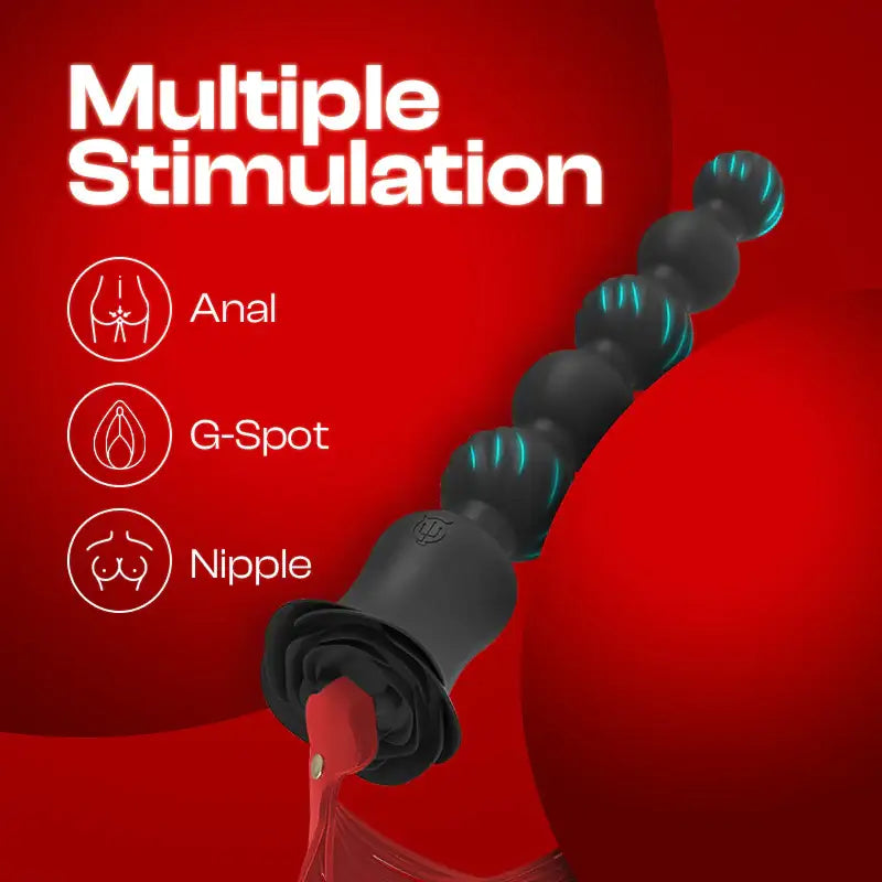 Echo Rod - Baton Vibrator with Whip - Frisky Business Adult Sex Toys Shop