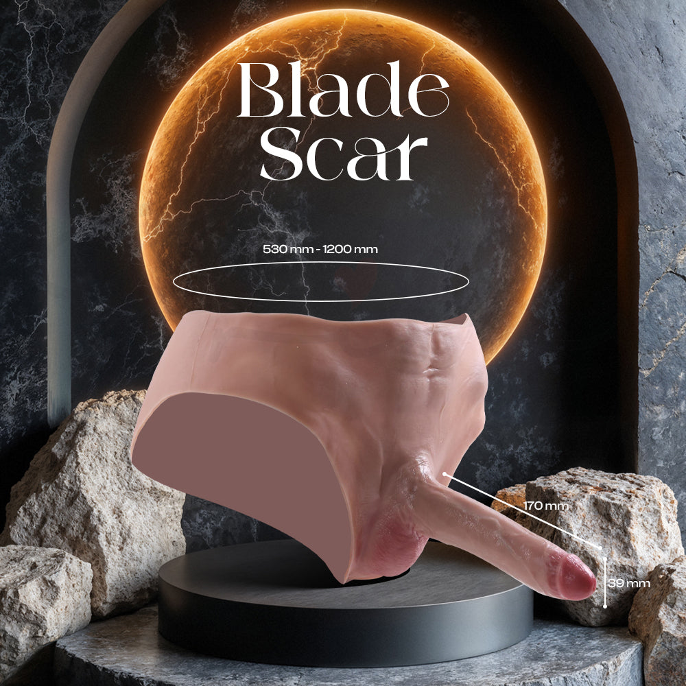 Fleshion Series - Realistic Silicone Strap-on Dildo Pants