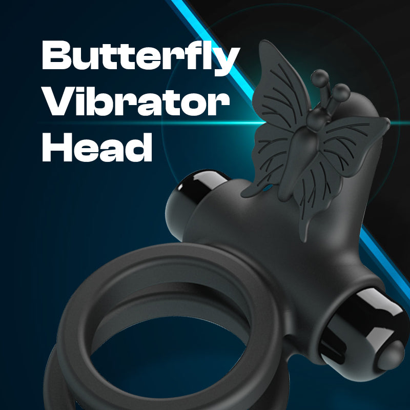 Flutterfusion – Duo-ring Vibrating Cock Ring