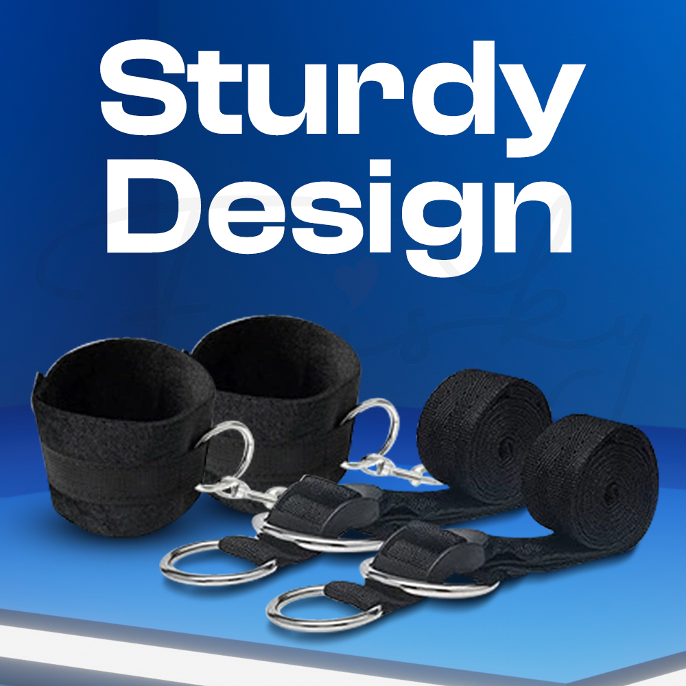 Forbidden Hold – BDSM Bed/Chair/Table Legs Bondage Hand & Leg Cuff Set