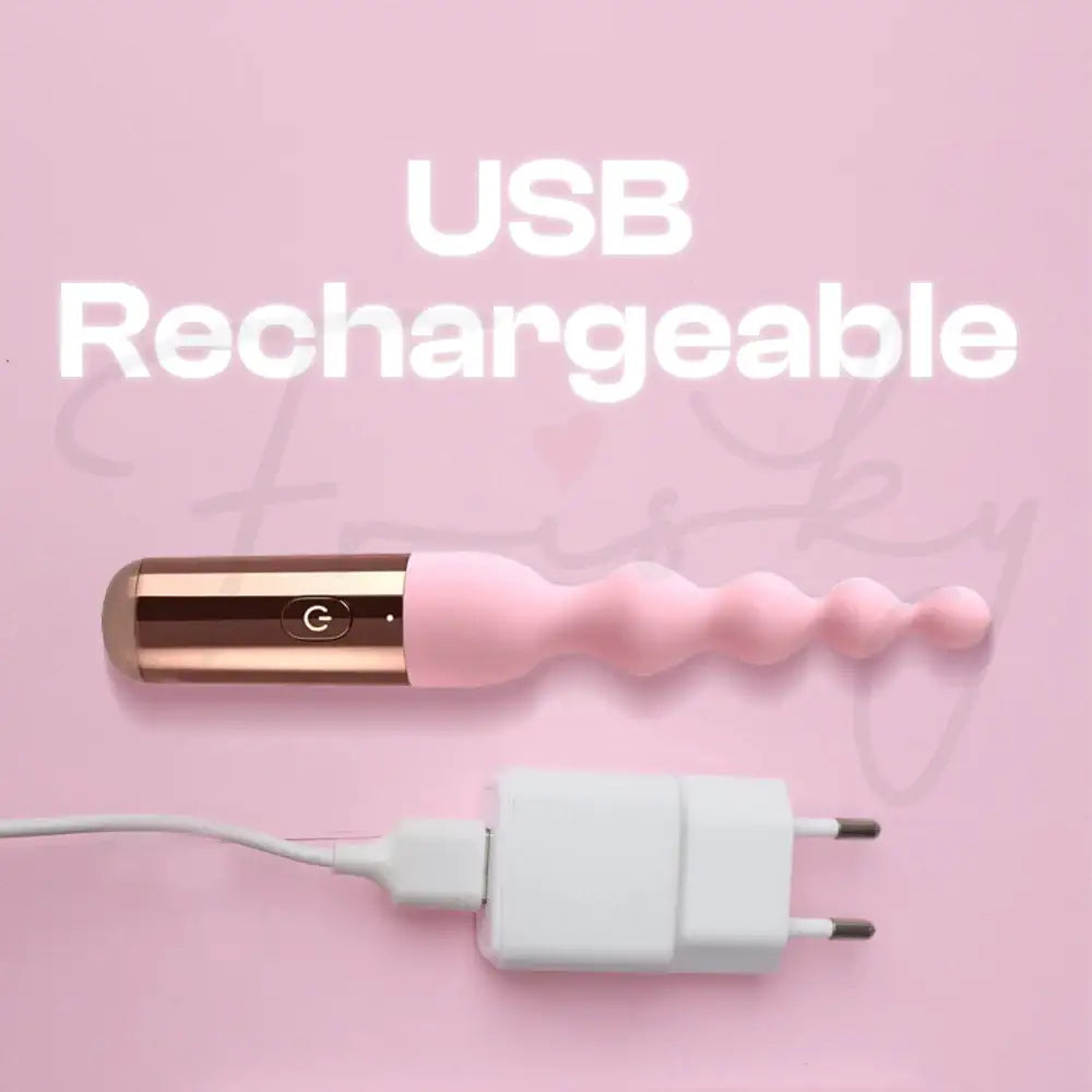 GalakuAnal Beads Baton Vibrator, Adult Male/Female Rechargeable Sex toys - Frisky Business Adult Sex Toys Shop