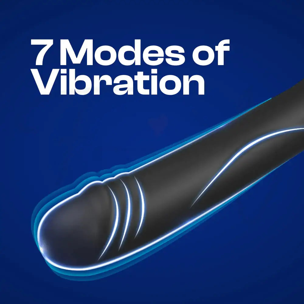Infinity Vibe - Vibrating Cock Ring With Dual Loops + Dildo Vibrator, Adult Male & Couple Rechargeable Sex Toys - Frisky Business Adult Sex Toys Shop