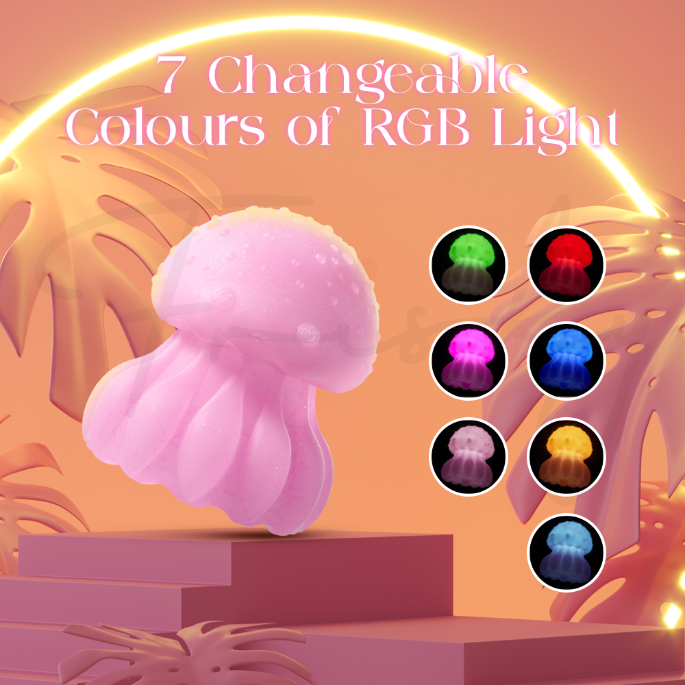 JellyTease - LED Light Licking Clitoral Stimulator, Adult Female Rechargeable Flicking Vibrator Sex Toys