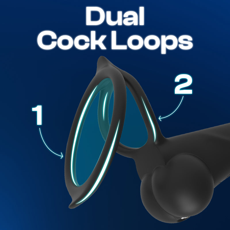 Jumpy Johnson - Vibrating Cock Ring With Dual Loops