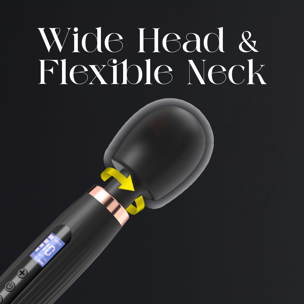 Nightflare  - LCD Screen Display Large AV Wand Vibrator
