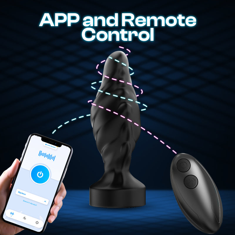 Plug Sync - Anal Plug Vibrator With Remote and APP Control