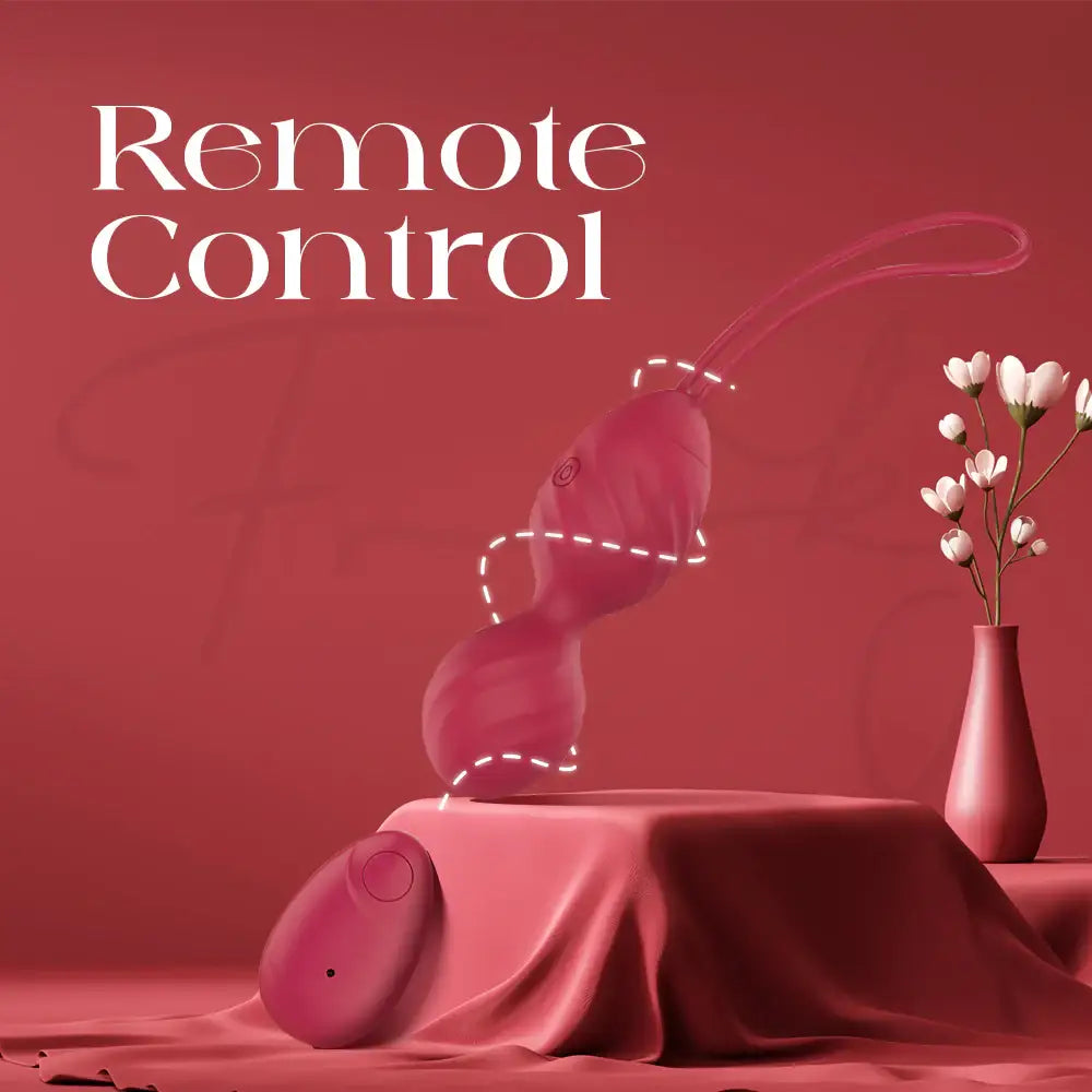 Ruby Rhythm - Kegel Egg Vibrator With Remote Control - Frisky Business Adult Sex Toys Shop