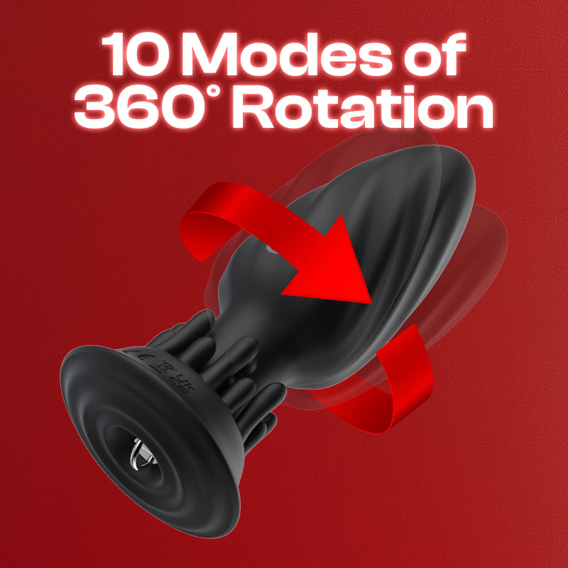 Wick Swirl – Rotating Butt Plug with APP Control