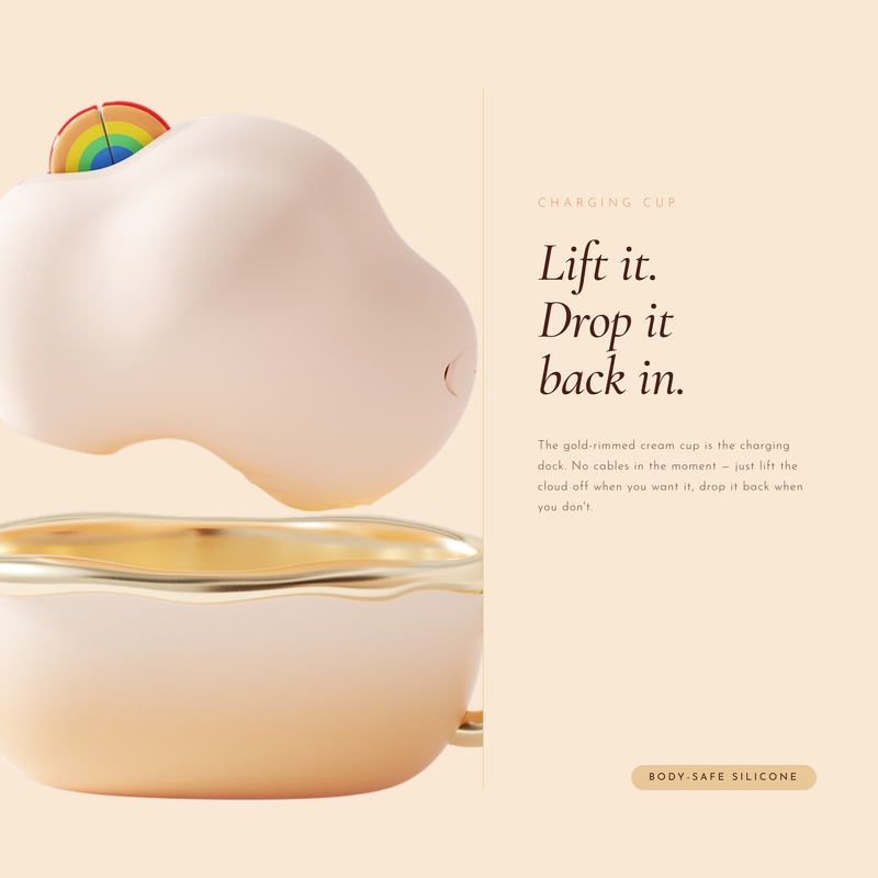 Cloud Cup Suction & Tapping Vibrator