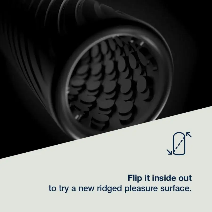 Arcwave Ghost Double Sided Pocket Masturbator - Black - Frisky Business Adult Sex Toys Shop