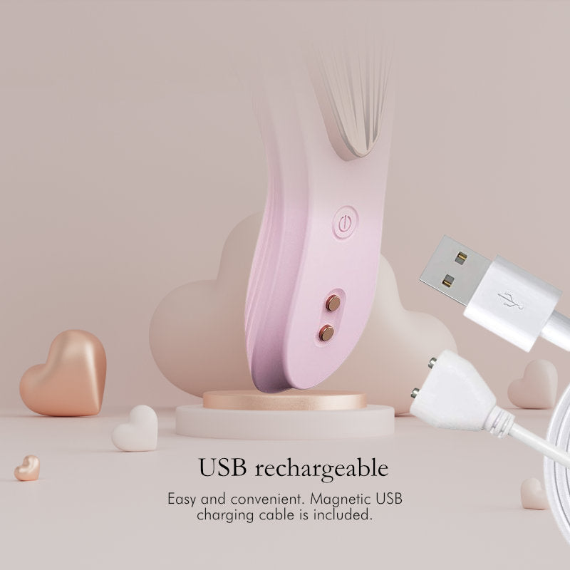 Subtle Hold- Wearable APP Dual Motor Clitoral Vibrator With Light Penetration