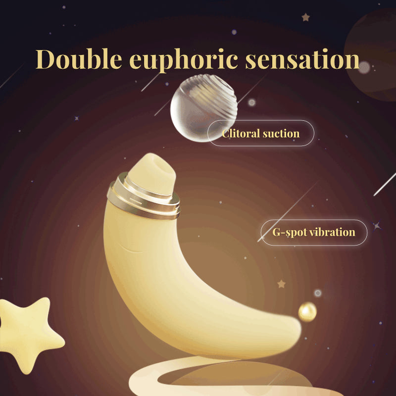 Crescent Moon - 2 in 1 Clitoris G-spot Vibrator