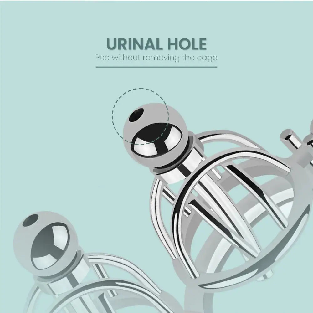Steel Chastity Cage Urethral Sounding Rods - Frisky Business Adult Sex Toys Shop