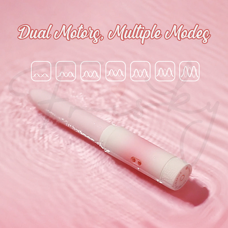Pop Cherry vibrator highlighting dual motors and multiple modes.