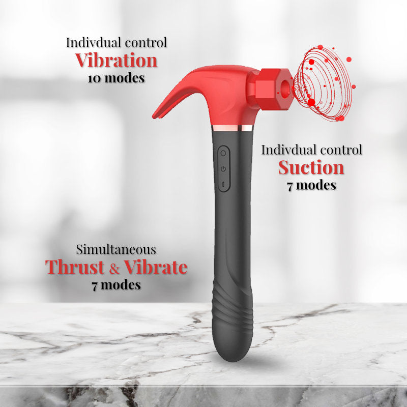 Thor's Touch - Triple Stimulation Hammer Vibrator