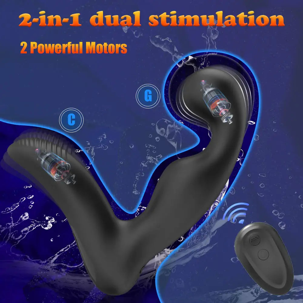 ProPump Elite - Inflatable Vibrating Prostate Massager with Remote Control - Frisky Business Adult Sex Toys Shop