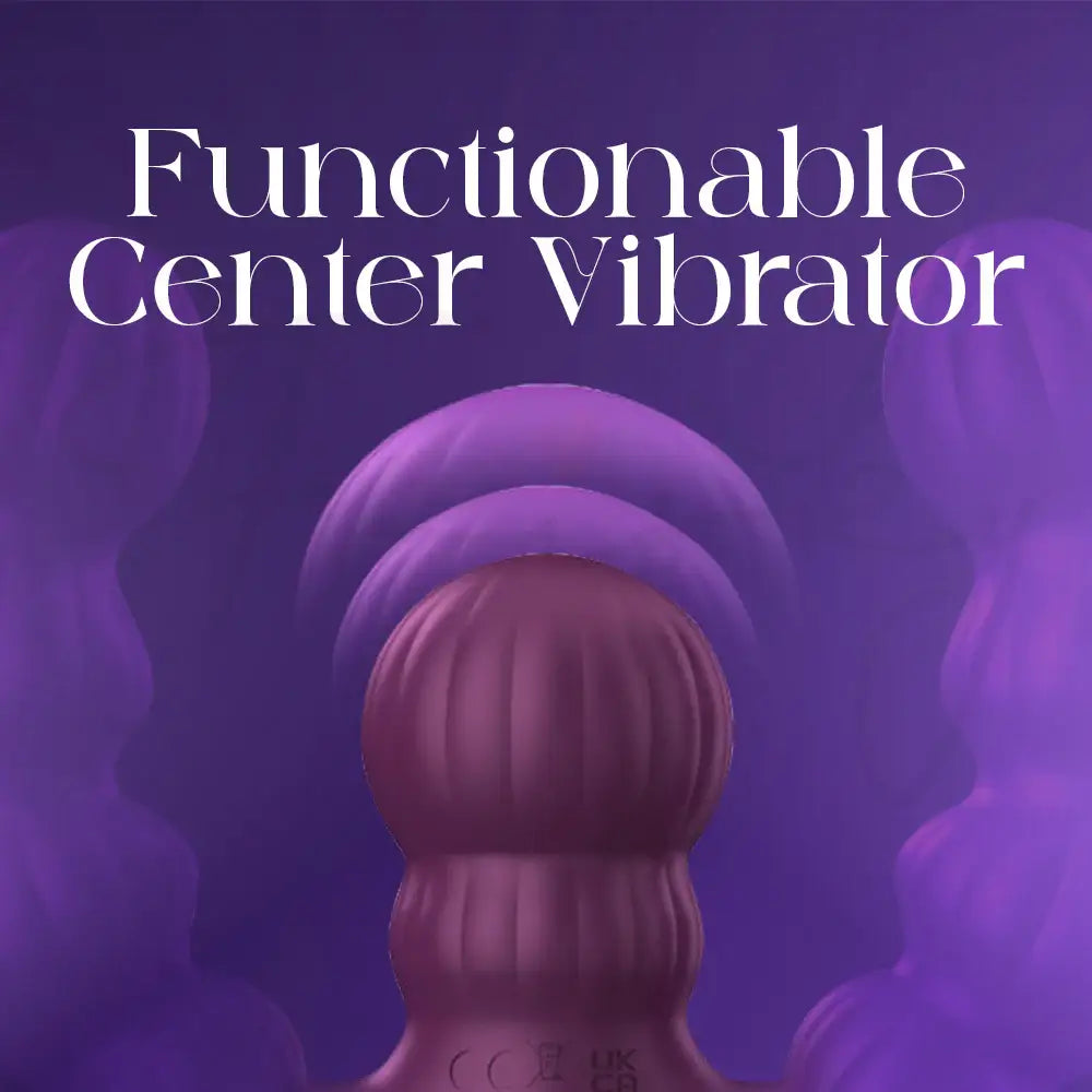 Amanly – Thrusting Dual Dildo Vibrator - Frisky Business Adult Sex Toys Shop