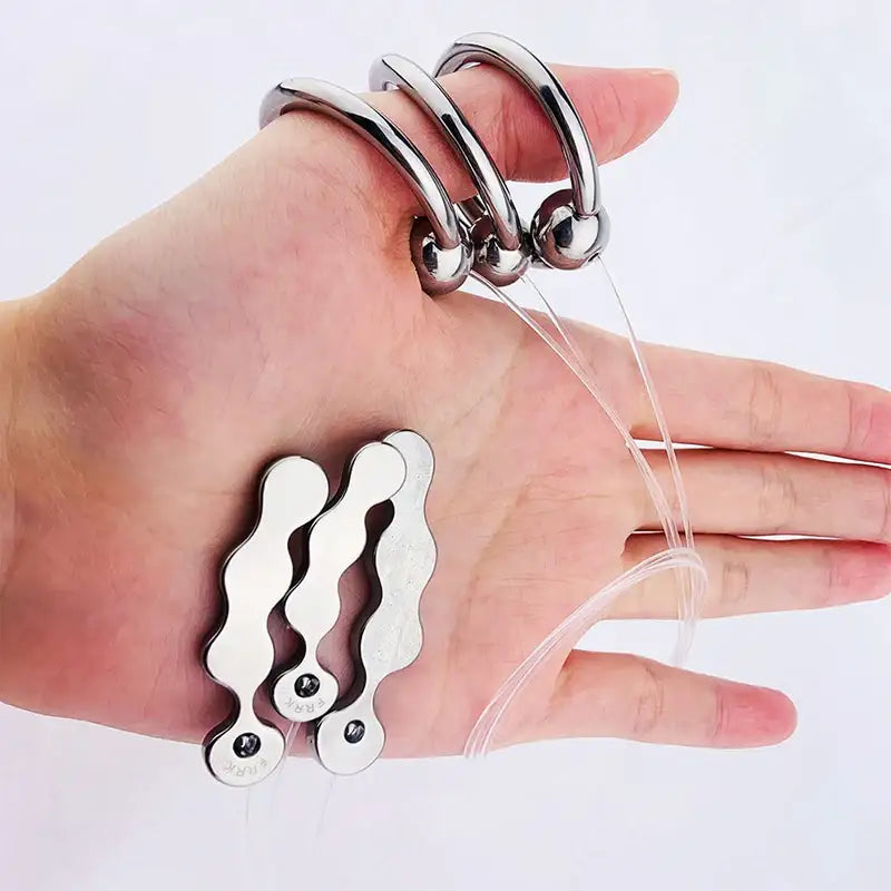 Bean Bliss - Stainless Steel Anal Plug with Handle - Frisky Business Adult Sex Toys Shop