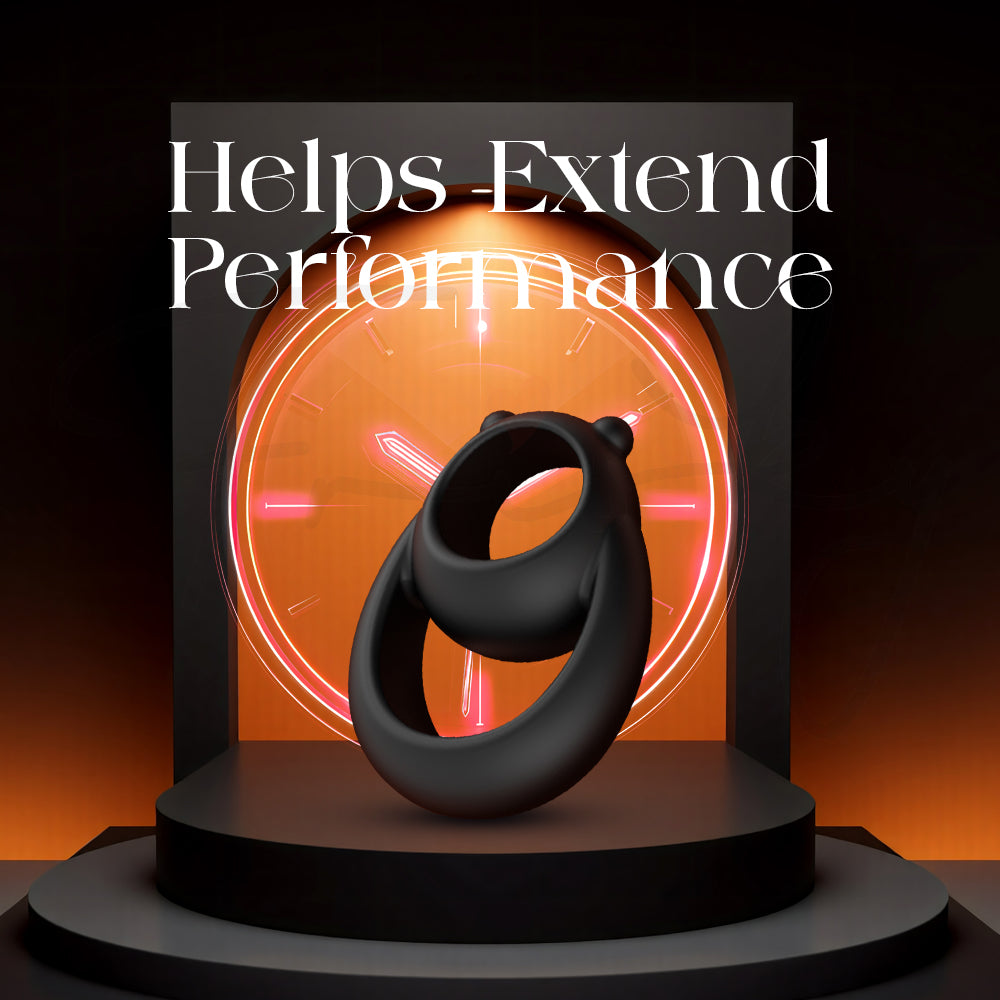 Flexible silicone cock ring designed to support longer lasting performance