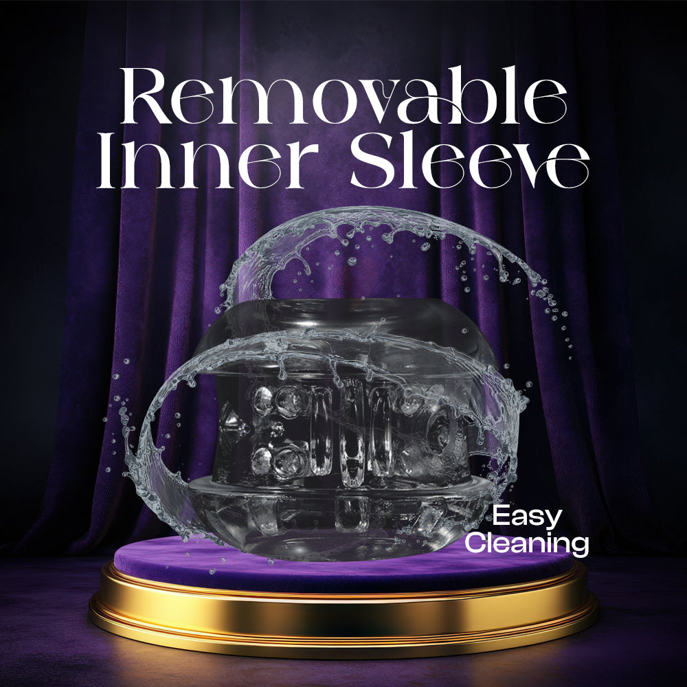 Demonstration of removable inner sleeve for easy cleaning