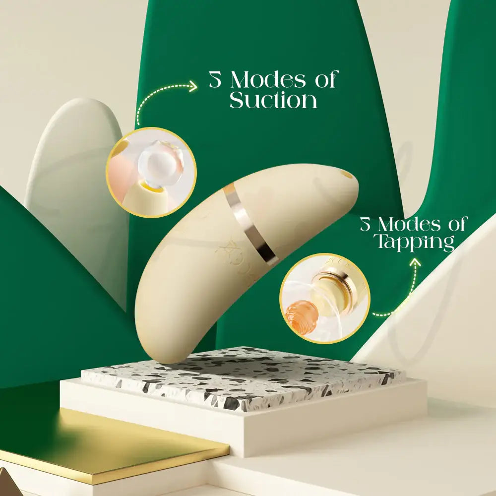 Celestique - Moon Suction, Tapping Vibrator - Frisky Business Adult Sex Toys Shop