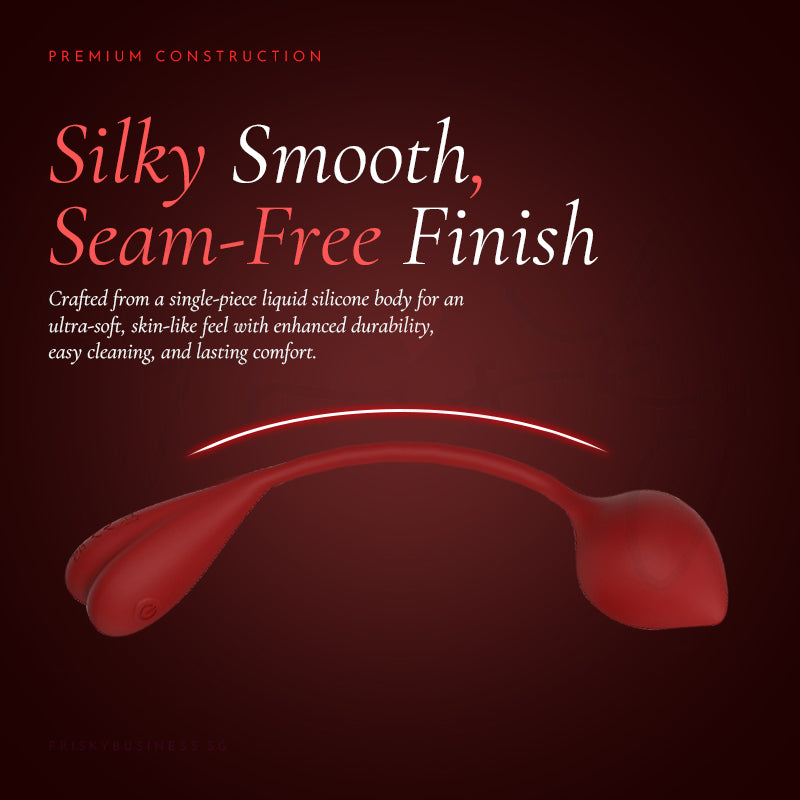 Cerise — APP-Controlled Silicone Peach Egg Vibrator