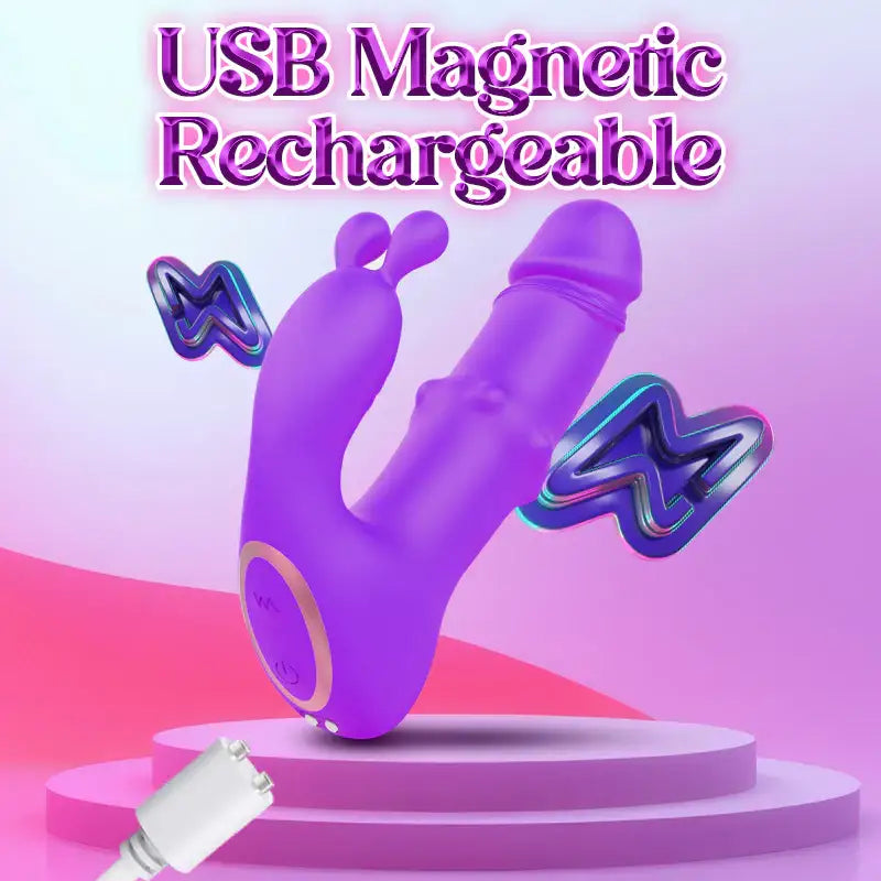 Chic Bunny - APP Control Thrusting Wearable Vibrator - Frisky Business Adult Sex Toys Shop