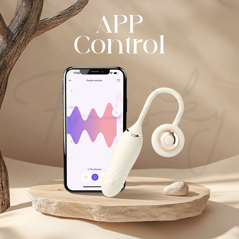 CrèmeSpin – APP Control Wearable Rotating Beads Egg Vibrator