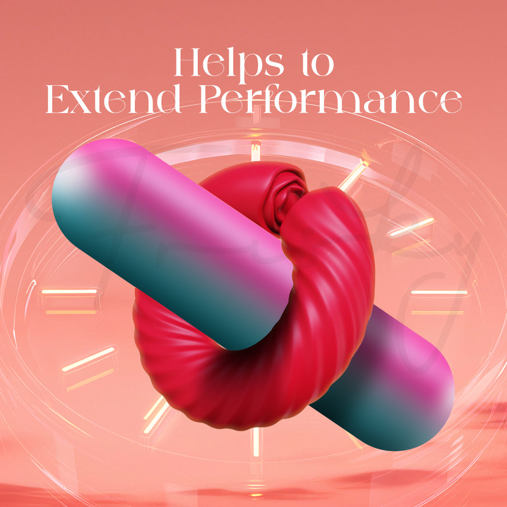 Vibrating cock ring designed to help improve stamina and performance