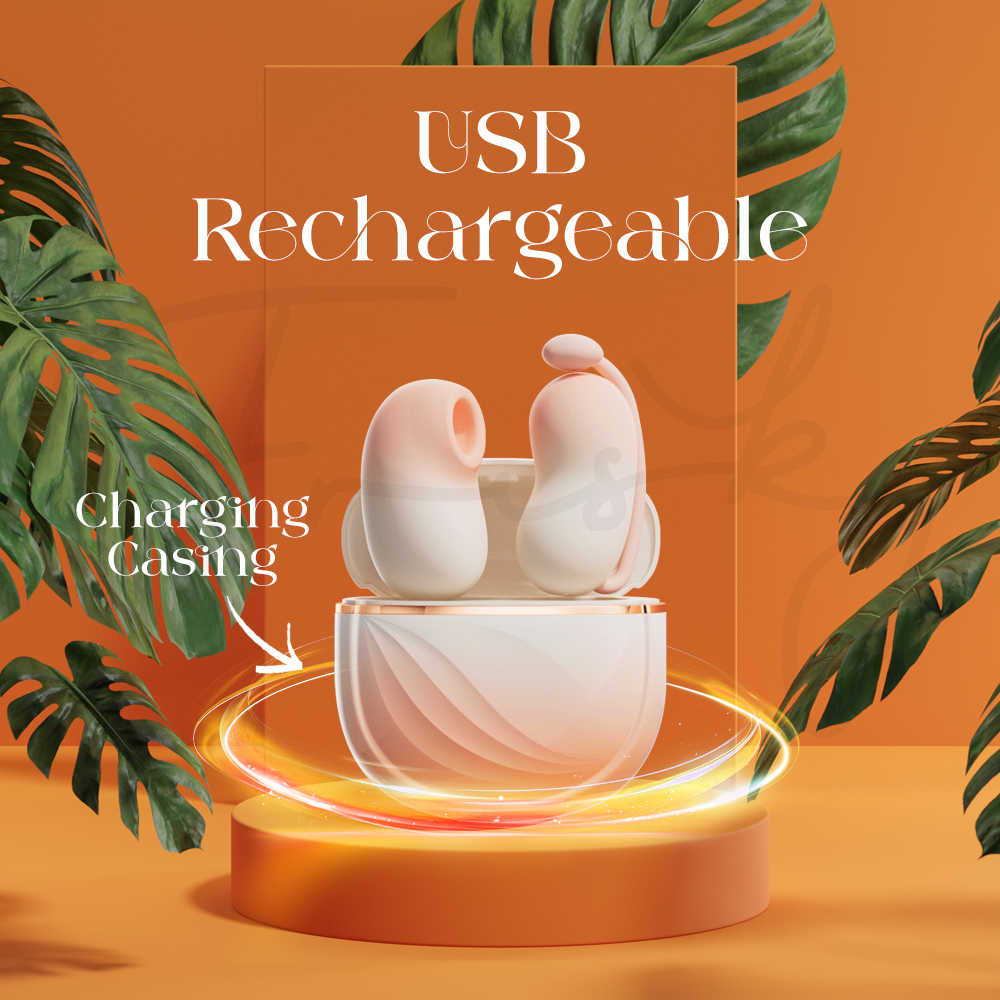 Dream Bean - APP Control 2-in-1 Egg and Suction Vibrator with Casing