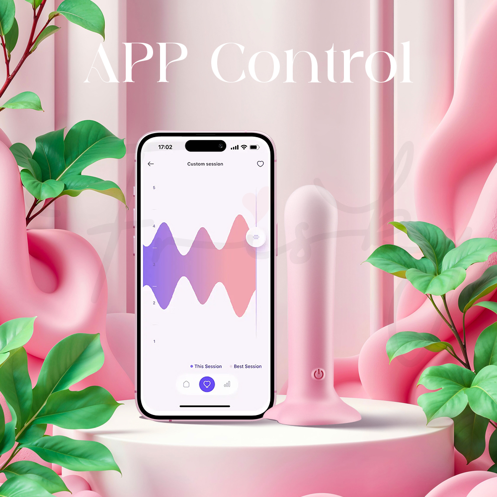 HeartRay – APP Control Anal Baton Vibrator With Suction Base